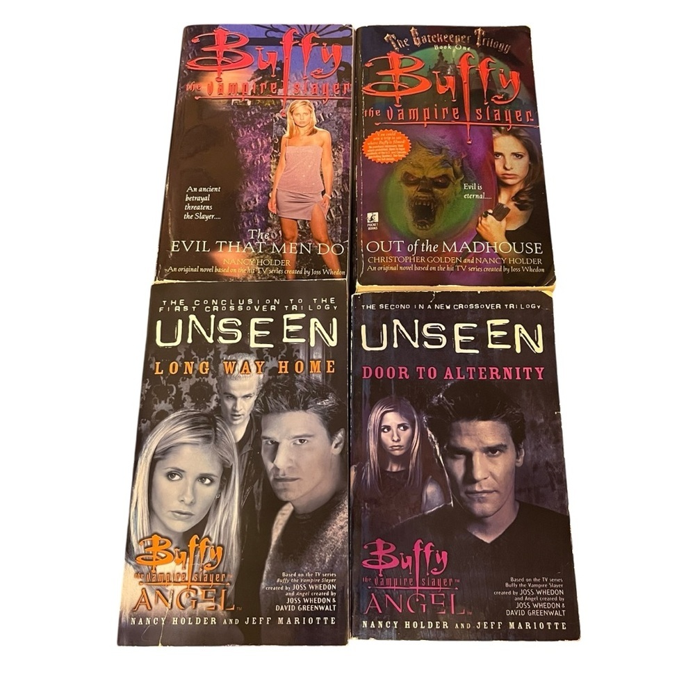 Buffy the Vampire Slayer Paperback Lot 4 Books Unseen Long Way Home